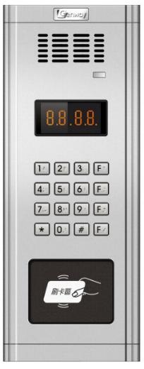 WL-03NLA Többlakásos Audio kaputelefon WL-03 kültéri felcsengető egység kártyaolvasóval